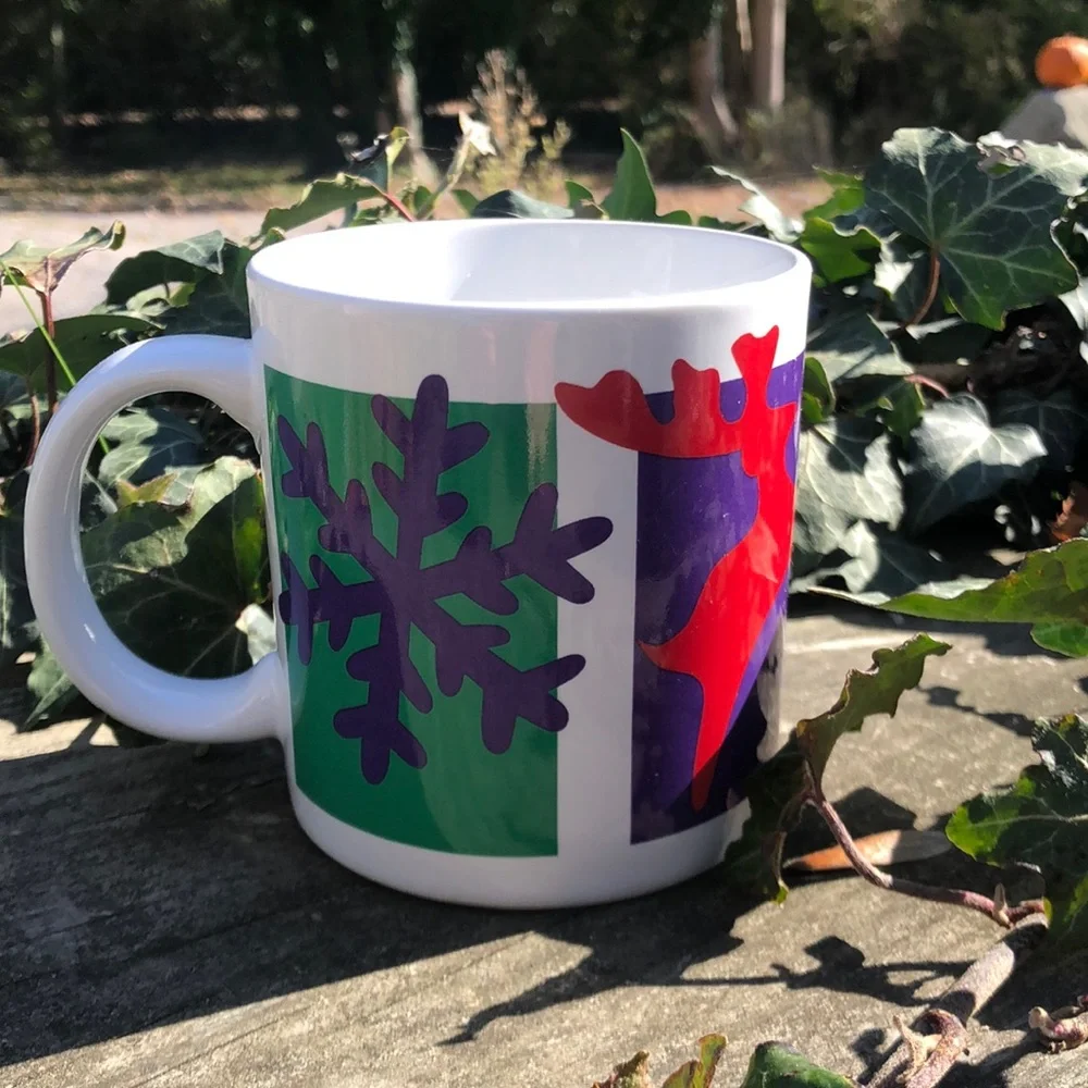 Vintage Crate & Barrel Christmas Coffee/Tea Mug
